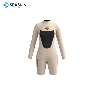 Seaskin Oem Odm Wetsuit Springsuit Fleksibel untuk Wanita