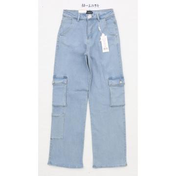 Last jeans Kvinder med høj talje brede ben jeans