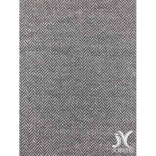 Visgraat tweed jacquard gebreid