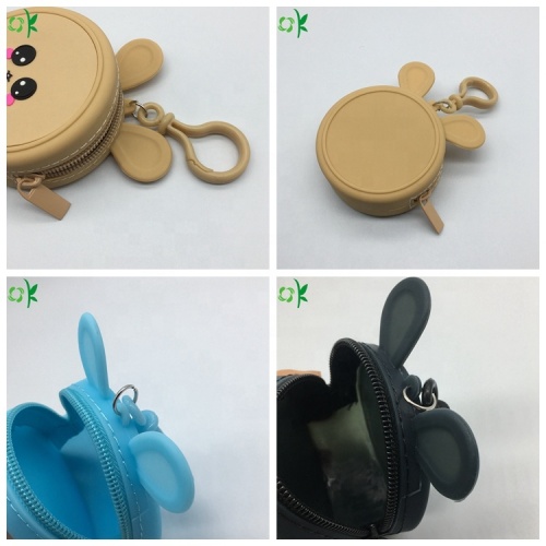 Custodia in silicone mini portamonete dal design carino