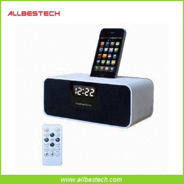 Apple iPhone iPod Docking Station/Alarm Clock Radio Speakers for Sale