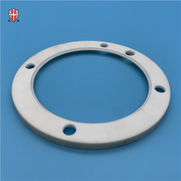 anello flangiato in ceramica Al2O3 per stampaggio a pressione isostatica