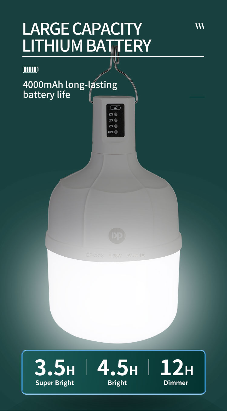 Rechargeable Emergency LED Bulb 