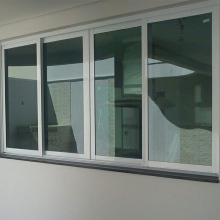 IKEA Laminated Aluminum 2024 Smart Sliding Window Grill Design for Philippines Houses