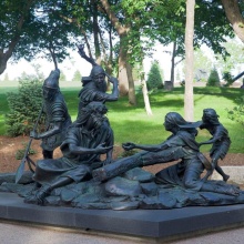 Bronze monument statues sacred sculptures