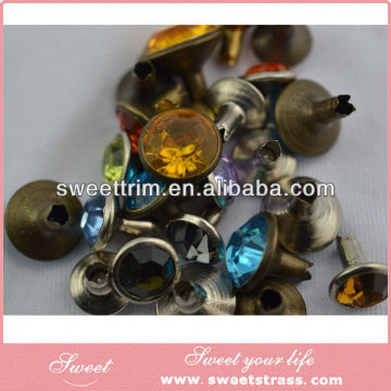 metal brass jeans rivets metal rivets painted and plated for handbag