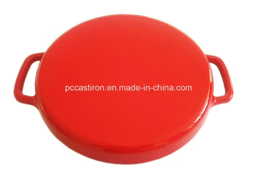 11.8'' Enamel Cast Iron Pizza Pan Dia: 30cm China Supplier