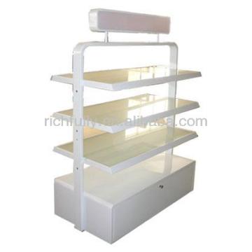 Cosmetic Display Stand with bottom cabinet, cosmetic eyeshadow display