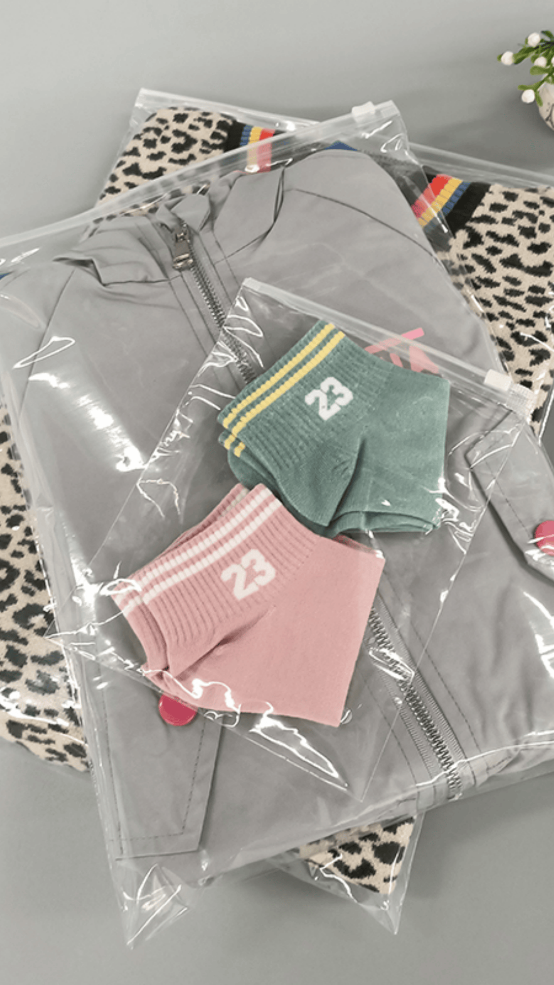 Túi dây kéo trong suốt nhiều kích cỡ Multi‑size Clear Zipper Bags