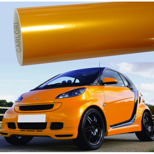 Metallic Gloss Gold Yellow Car Wrap Winyl