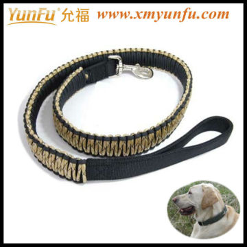 Hand-woven Dog Leash lighted retractable dog leash