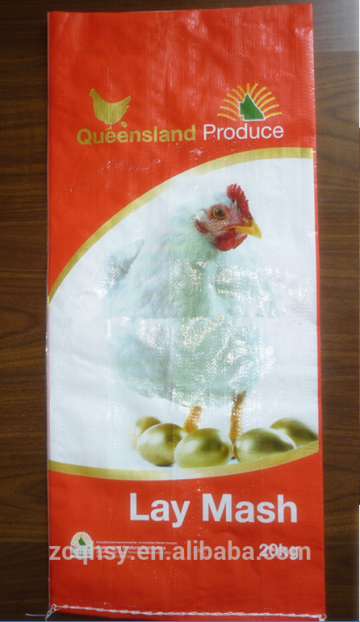 25kg 50kg pp woven bag for packing chicken meal