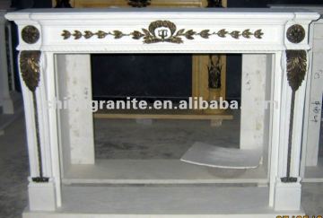 indoor used marble fireplaces