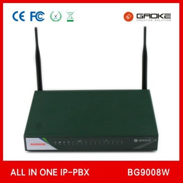 VoIP IP PBX New Model BG9008W,low-cost IP PBX hardware, Rich IP PBX features, Voice Over IP PBX and Analog ,