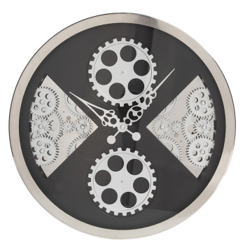 Gear Wall Clock With Sector and Round Shape