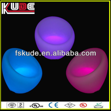 LED furniture color chaning led illuminated sofa chair