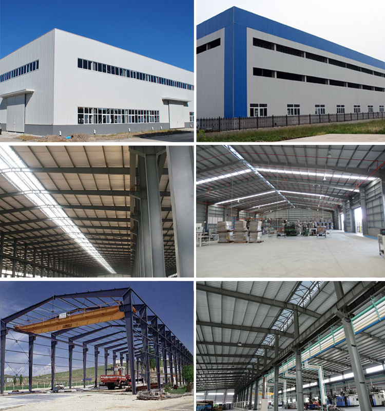 Affordable Design Hot Dip Galvanized Steel Structure Prefabricated Workshop With Corrugated Plate