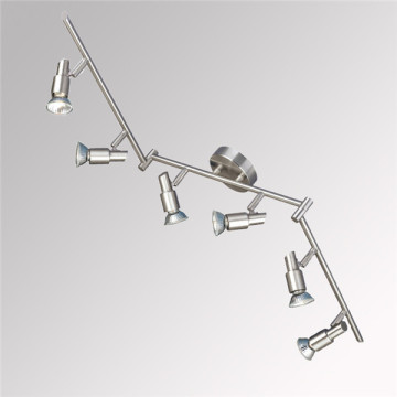 Fashional wireless 6 heads led spot light bar with bulbs wholesale flexible led spot pendant light