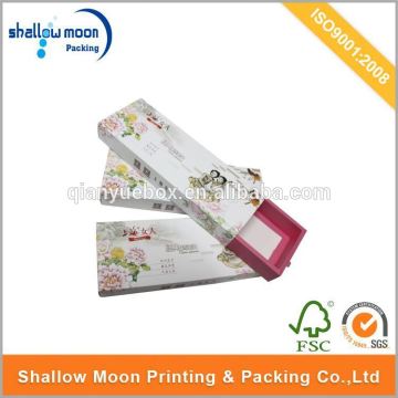 Custom design paperboard slide open boxes