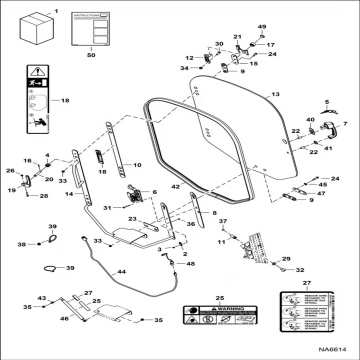 Bob-cat Door Hinge Seal 7148289 for Various Bob-cat Models