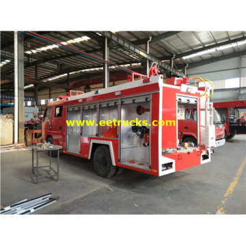 Camions de pompiers de sauvetage de mousse de 6000 litres