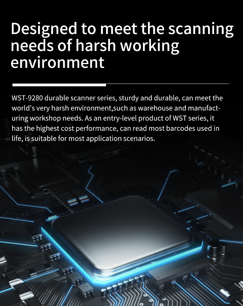 Low Cost Industrial 1D 2D Barcode Scanner 