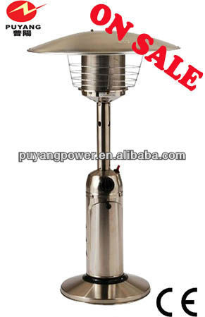 Stainless steel Patio Heater on desk With Push Button Ignition