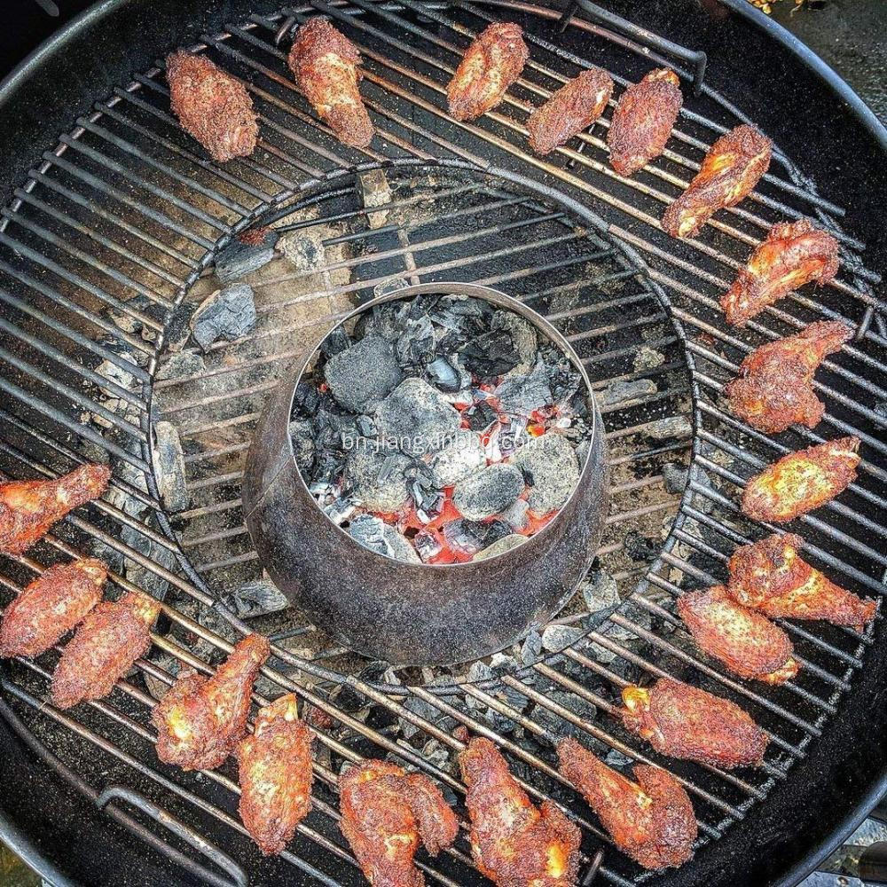 12 ইঞ্চি BBQ স্টেইনলেস স্টীল BBQ ঘূর্ণি