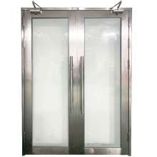 Stainless steel full glass door