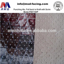 aluminum perforated panel laminated foil scrim kraft for reflective foil insulation