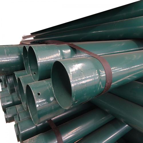 8inch Q235 Round Steel Pipe dengan Plastic Cap