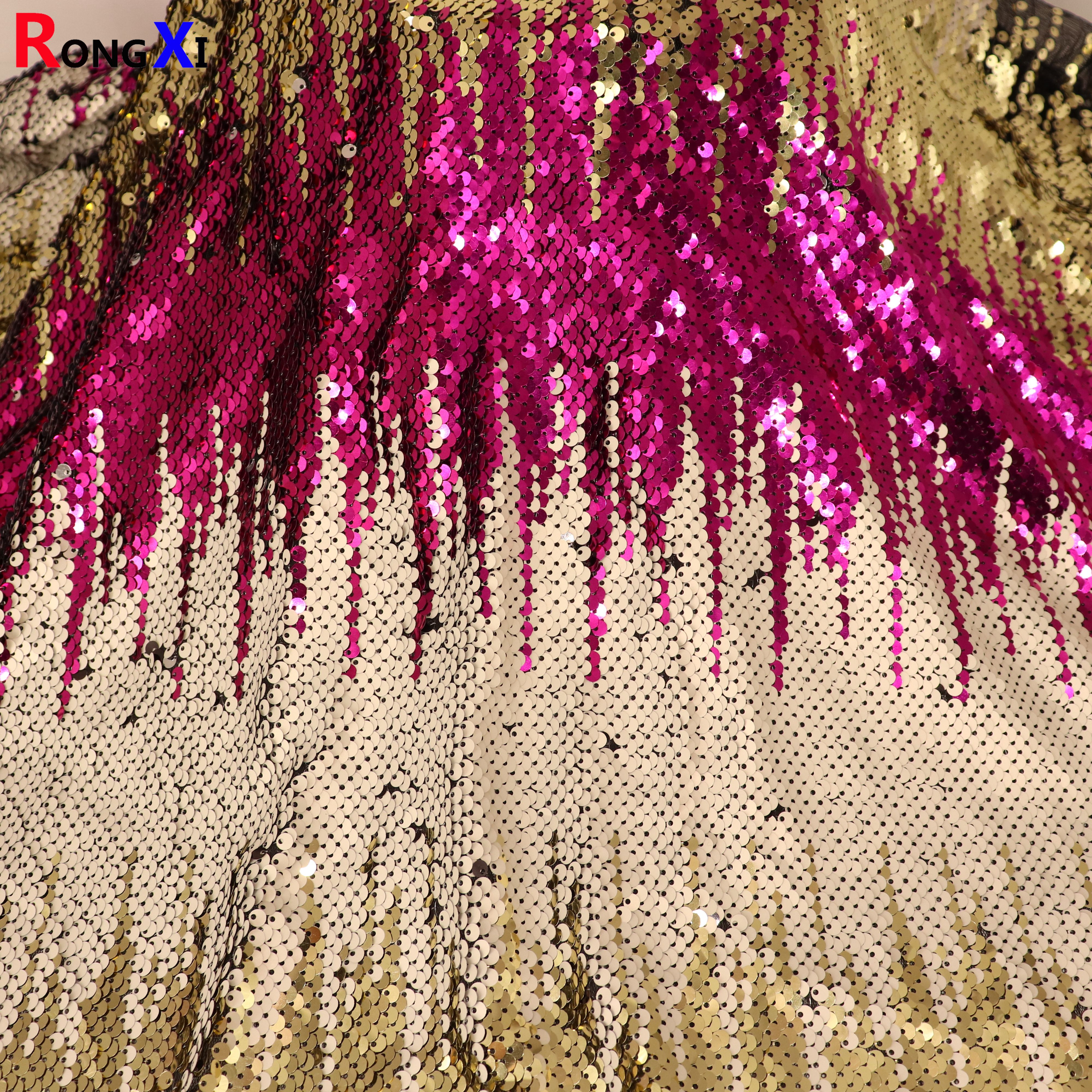 RXF1290 5mm Multifunctional Sequin Roll Pink For Wholesales