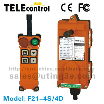 Industrial radio remote control for hoist F21-4S wireless radio crane remote control/crane remote controls