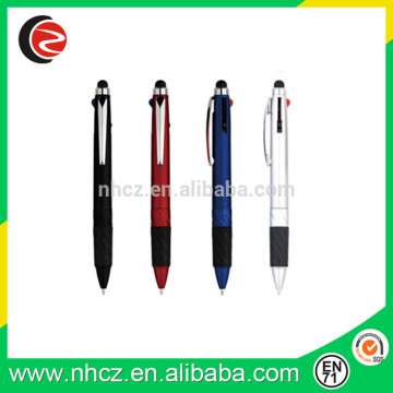 multifunction colorful ball pen in stylu pen