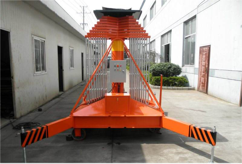 14m High Quality Tilt Type Cylindrical Vertical Manlift