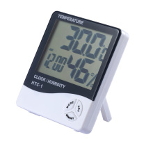 Mini Digital LCD Hygrometer Thermometer - Wholesale Hanged Temperature Humidity Clock