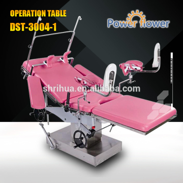 Hot sale gynecology obstetric table with FDA,ISO 13485, CE approved!3004 stainless steel gynecology obstetric table