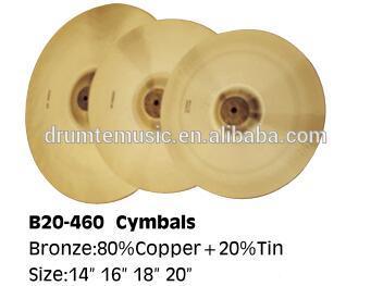 B20 bronze cymbals