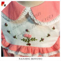 pink stripe balloon embroidery toddler dress