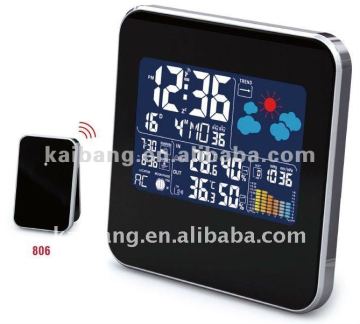 Indoor outdoor Temperature Wireless Weather Station Clock