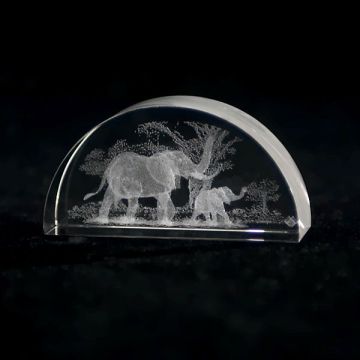 3d Laser Engraving Glass Block