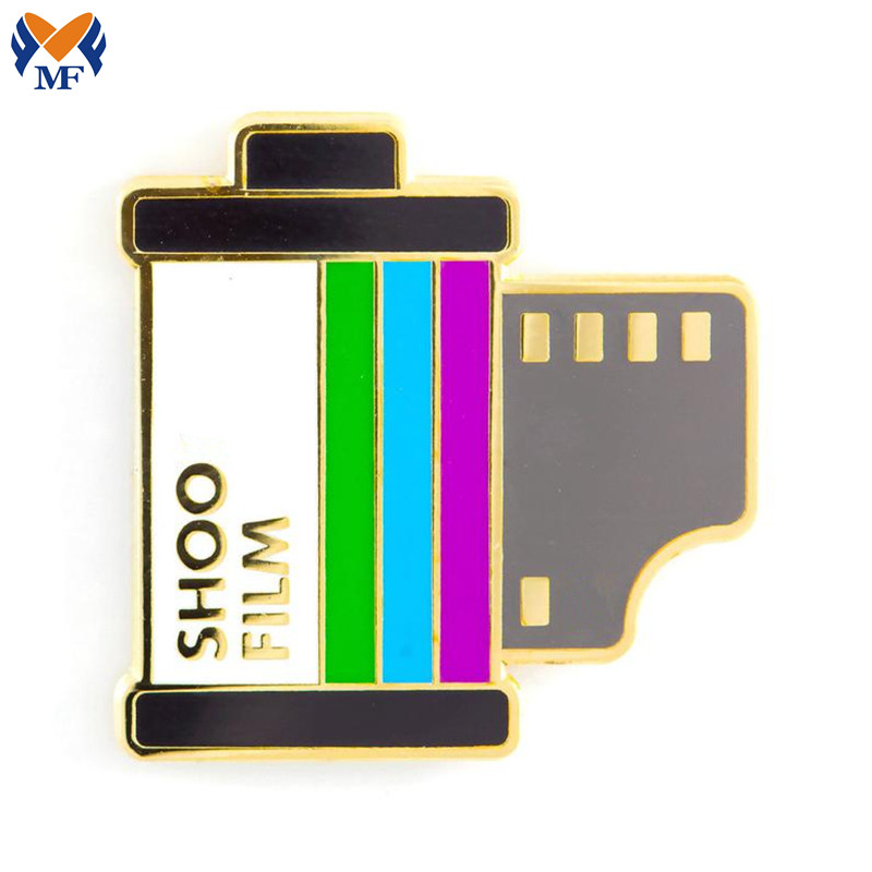 Shoot Film Enamel Pin