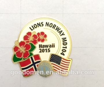 wholesale cheap custom lapel pin souvenir badge