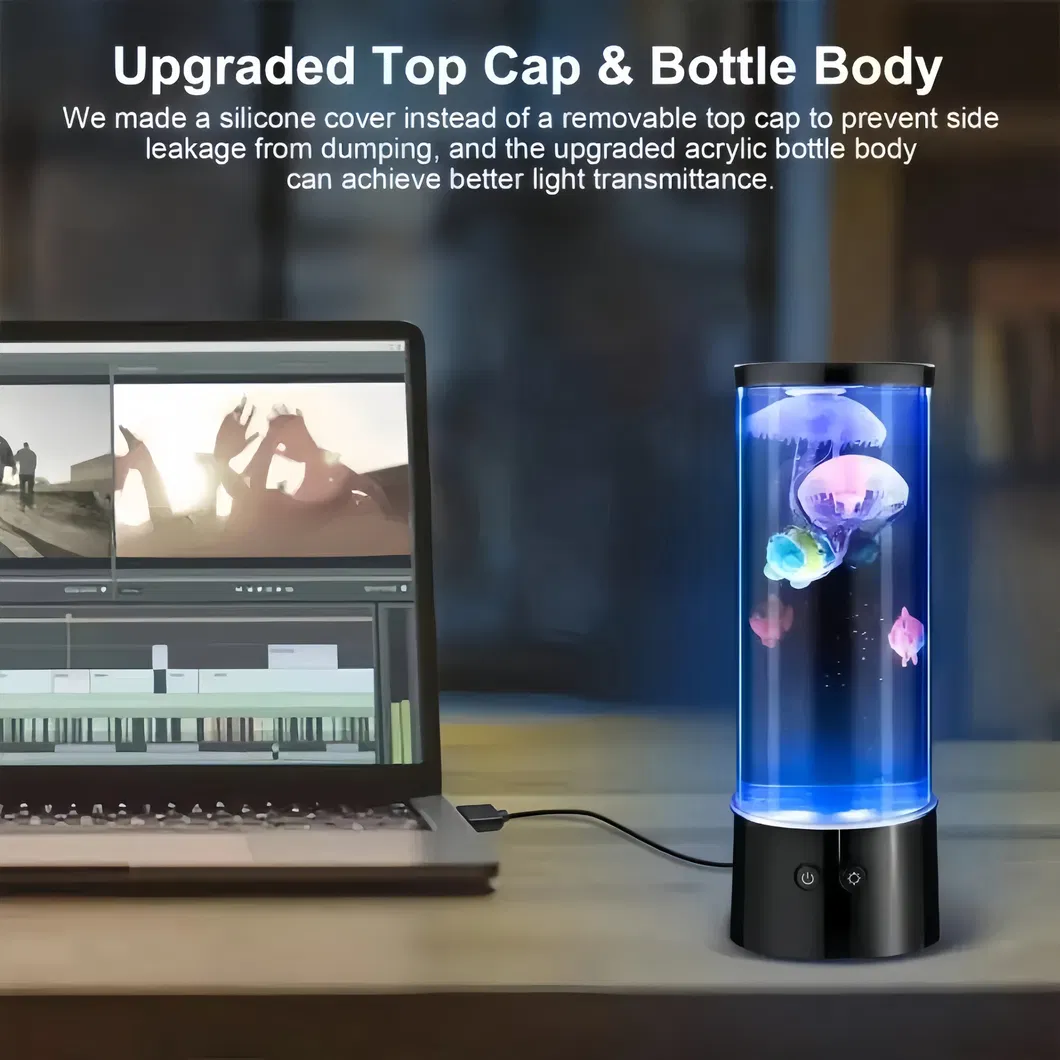 16 Color Changing Jellyfish Lamp with Remote Control