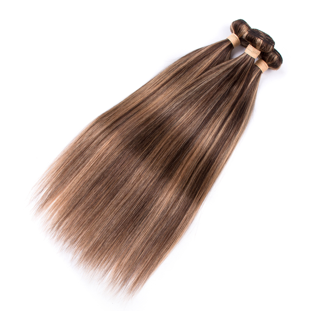 P4/27 Color Hair Bundles Straight and Body No Tangle No Shed Soft And Smooth,100% Brazilian Virgin Human Hair 10"-30" In stock