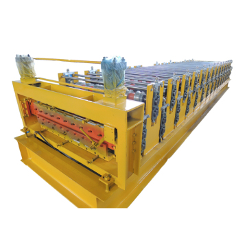 good quality customized double deck roofing sheet making machi