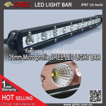 2016 new product 18w CREE single row led light bar for off road vehicle,18w single row led light bar