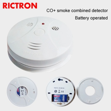 Rictron 13 anos de fábrica de eletroquímica combinada de fumaça e co detector