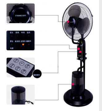 mini water spray bottle fan