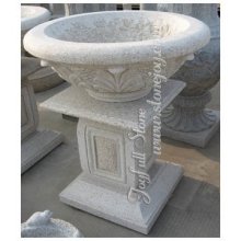 Stone Garden Flower Planter with Base